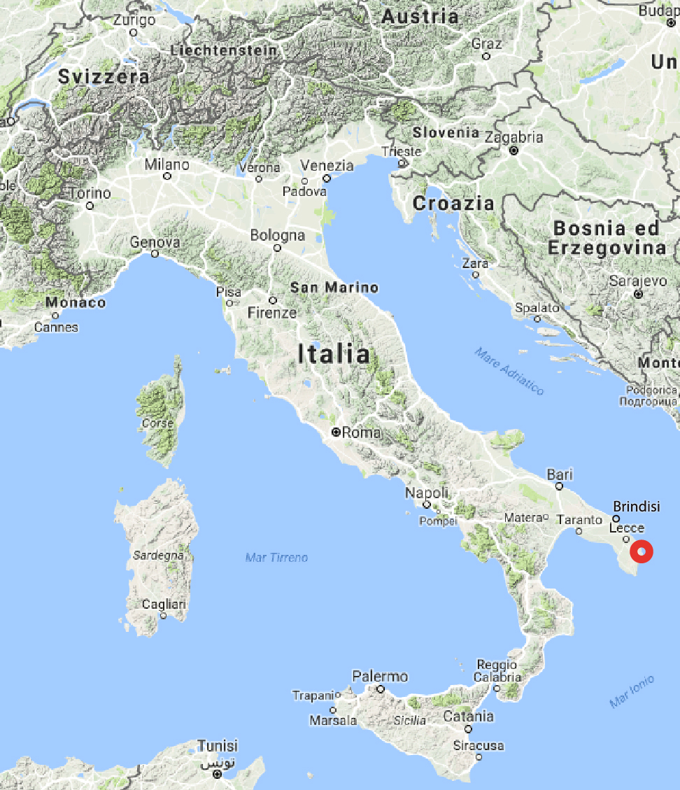 Mappa del Salento